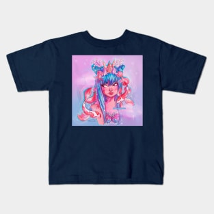 the koi mermaid Kids T-Shirt